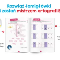 Rozwiąż łamigłówki i zostań mistrzem ortografii! Zadania z literami U i pomuc czy pomóc pomogą Ci w nauce.