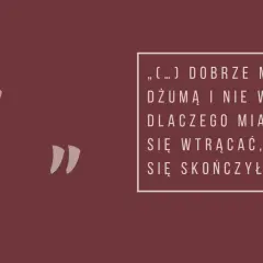 Cytat z "Dżumy" Camusa: "Dobrze mi z dżumą i nie wiem, dlaczego miałbym się wtrącać, żeby się skończyła". Egzystencjalizm w obliczu zarazy.