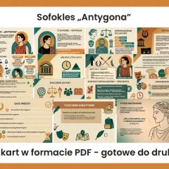 Budowa tragedii antycznej: Sofokles, Antygona - bohaterowie, motywy, streszczenie, quiz wiedzy i ćwiczenia kreatywne.