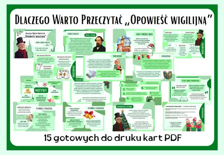 Streszczenie opowieść wigilijna: duchy przemieniają skąpca Scrooge'a, ucząc go empatii i znaczenia rodziny.