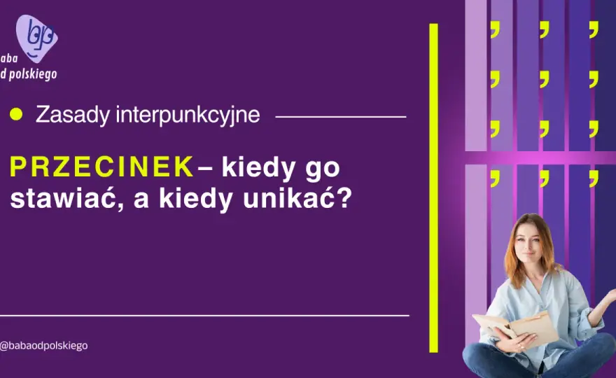 Przecinek przed „w” - kiedy go stawiać?