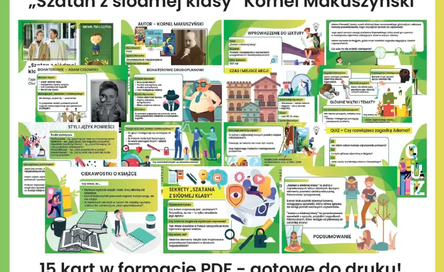 Szatan z siódmej klasy - streszczenie zagadki i bohaterów