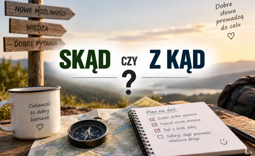Znikąd czy z nikąd? Poprawna pisownia i przykłady