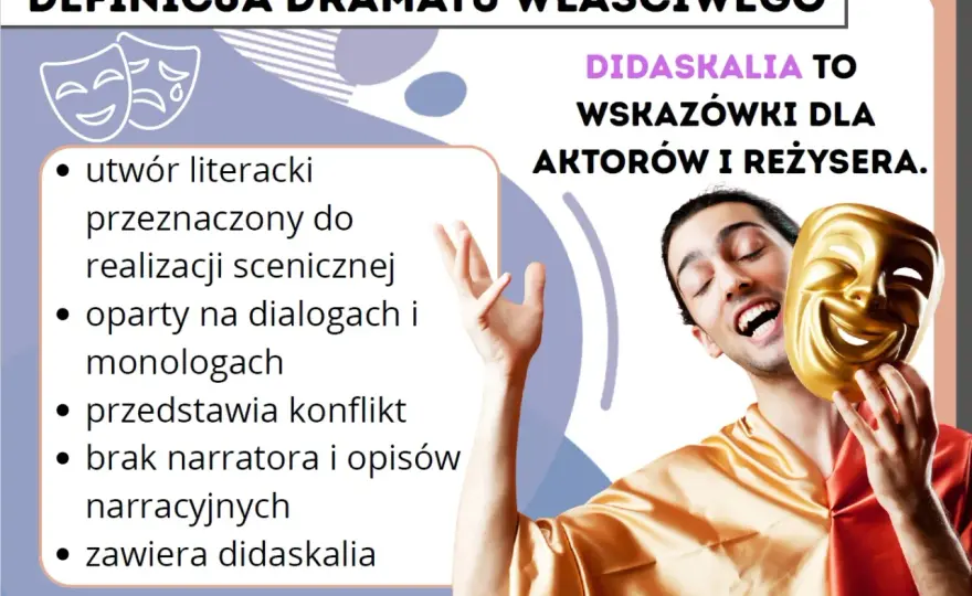 Didaskalia w dramacie - czym są i jak je analizować?