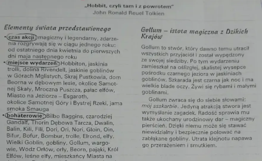 Hobbit, czyli tam i z powrotem - streszczenie i motywy